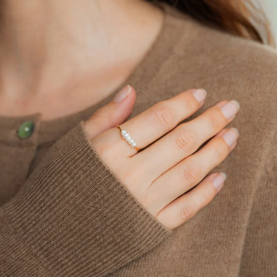 Mini Pearl Ring - Image 4
