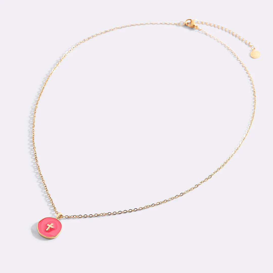 Minimalist Enamel Cross Pendant - Image 18