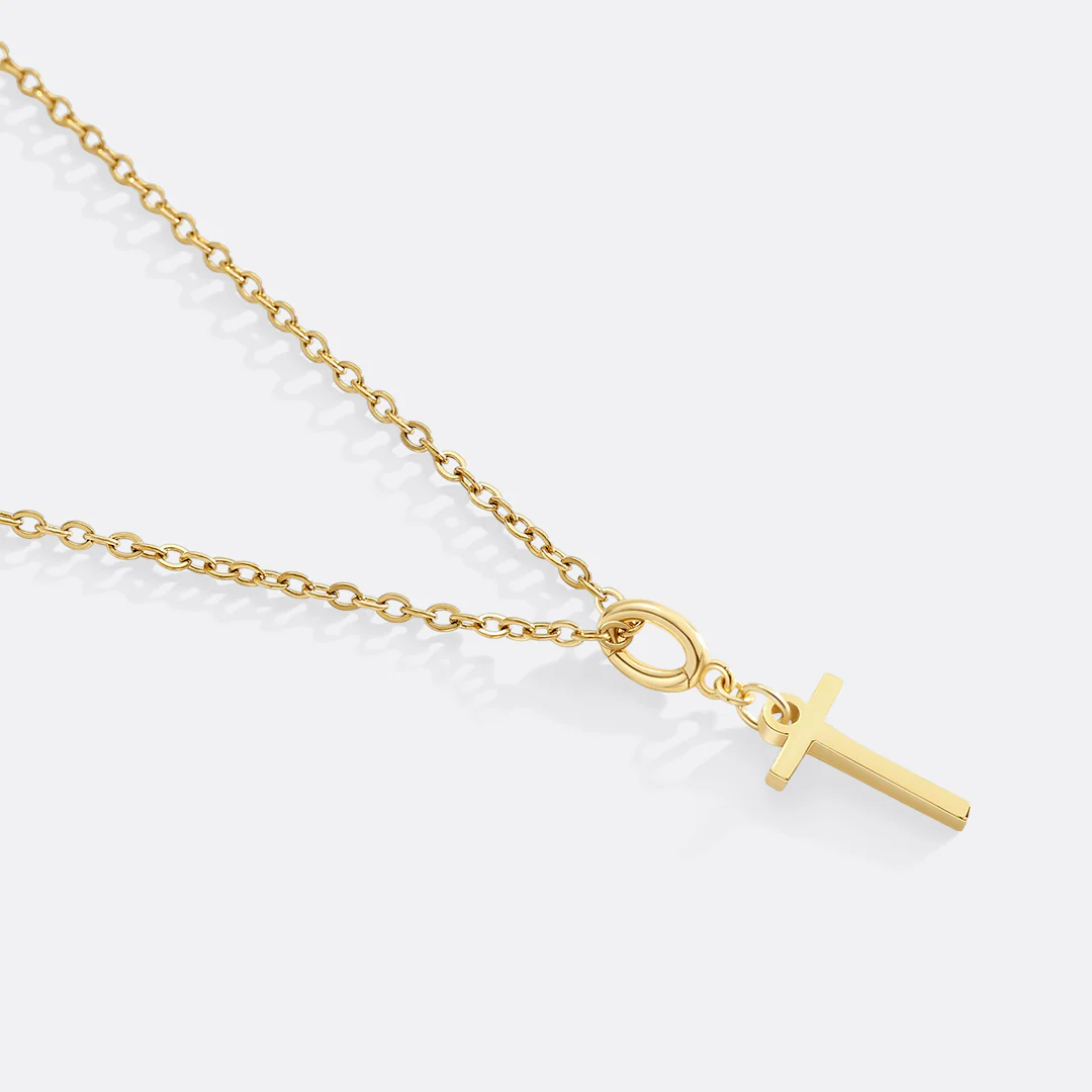 Minimalist Initial Charm Necklace - Image 25