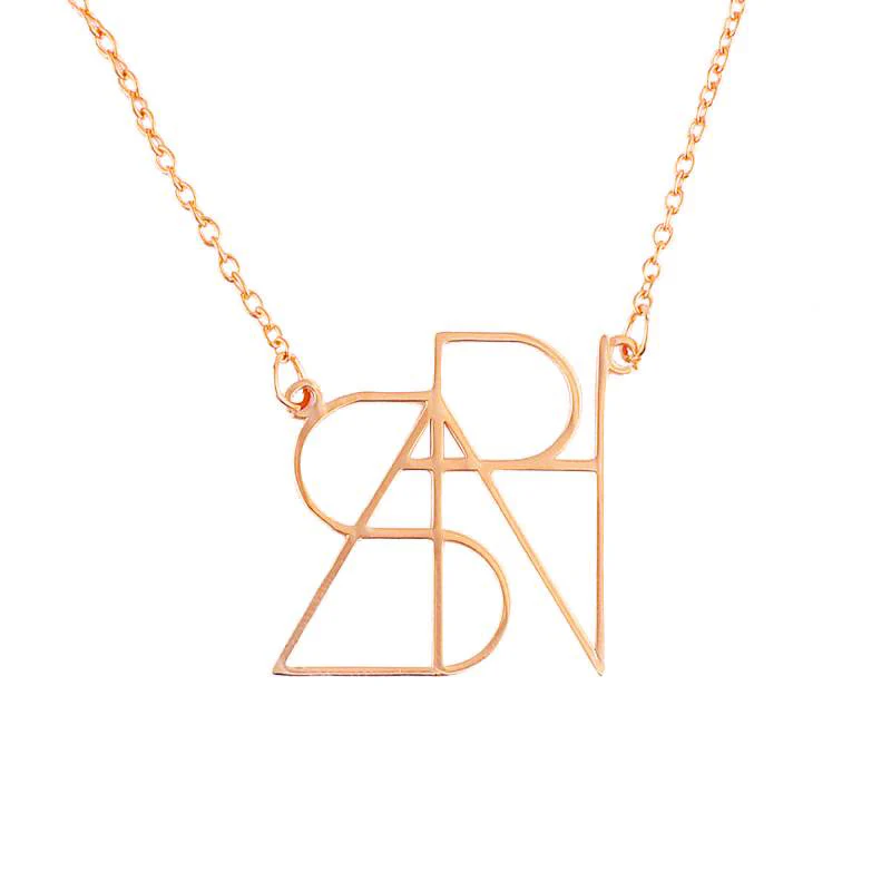 Minimalist Monogram Name Necklace - Image 13