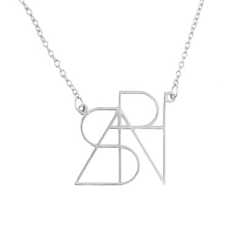 Minimalist Monogram Name Necklace - Image 14