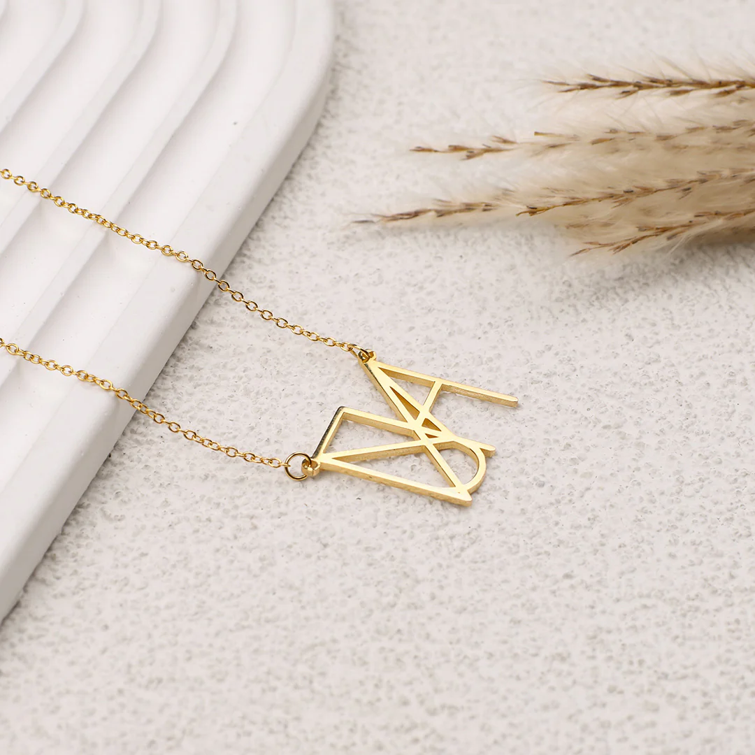 Minimalist Monogram Name Necklace - Image 22