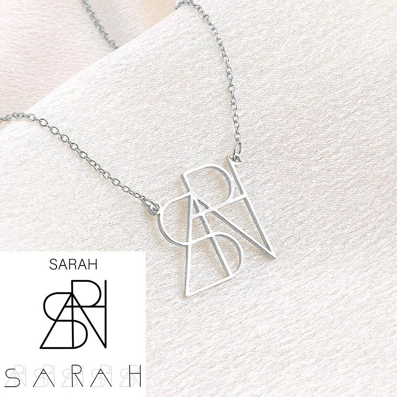 Minimalist Monogram Name Necklace - Image 27