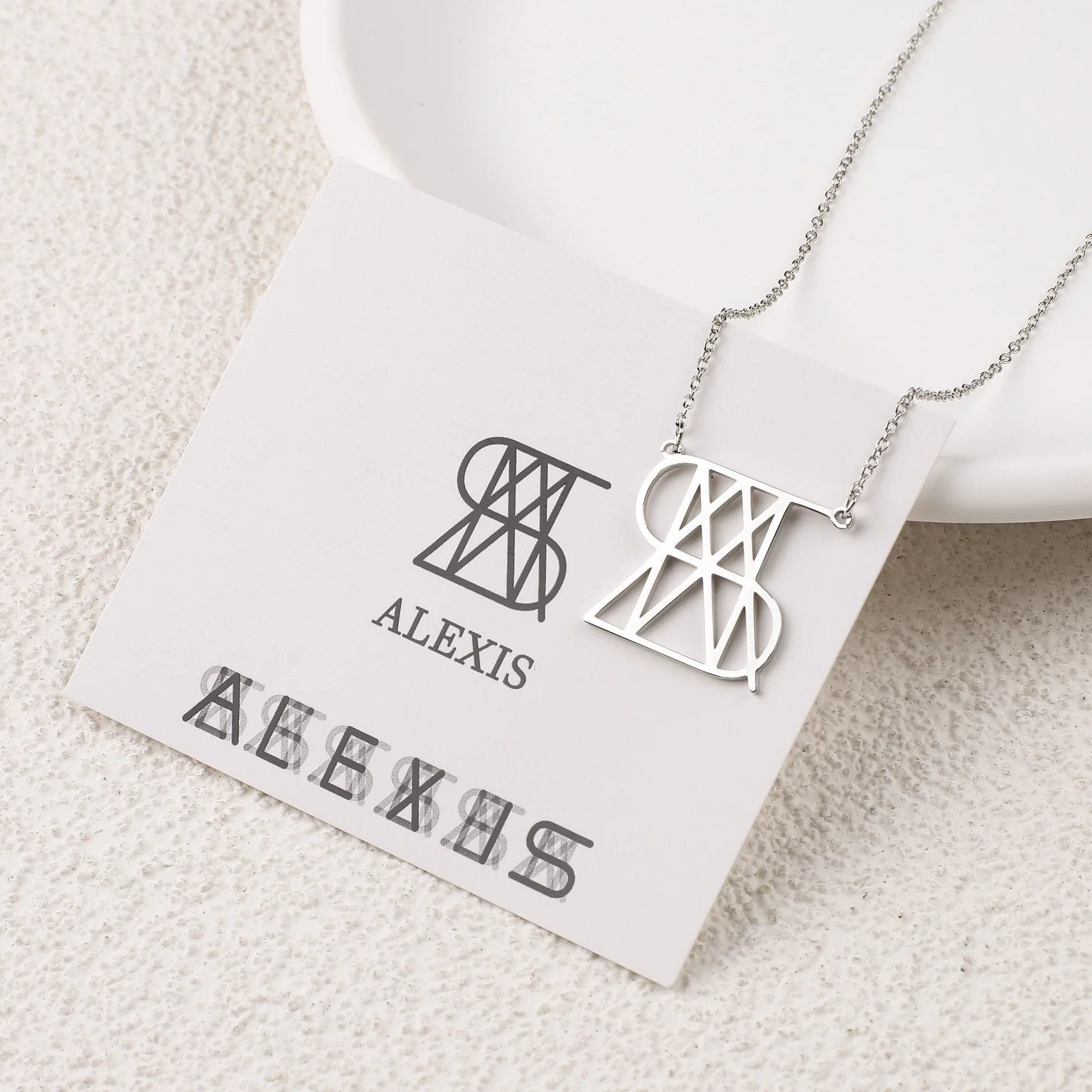Minimalist Monogram Name Necklace - Image 33