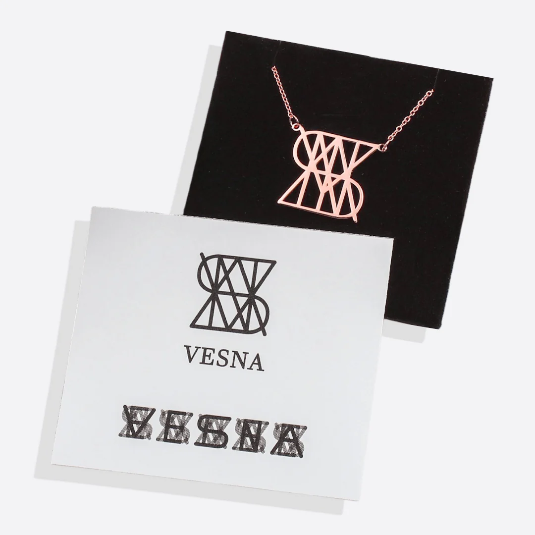 Minimalist Monogram Name Necklace - Image 44