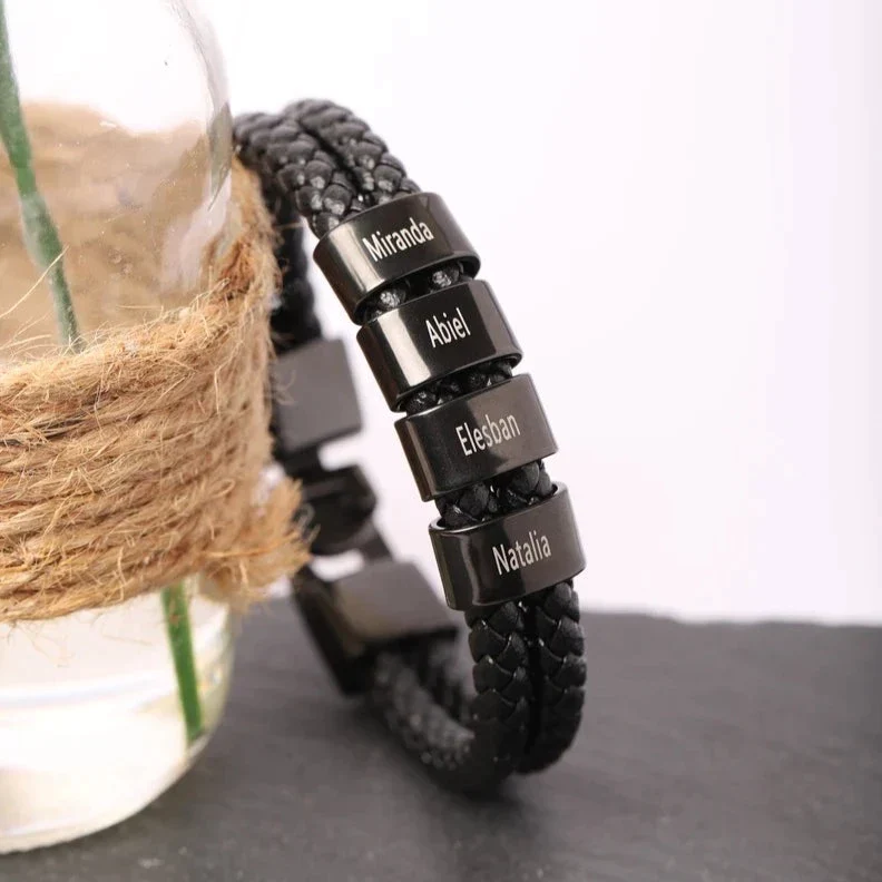 Minimalist Personalized Beaded Name Bracelet - Image 5