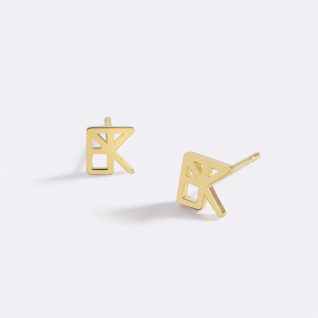 Monogram Name Earrings - Image 27