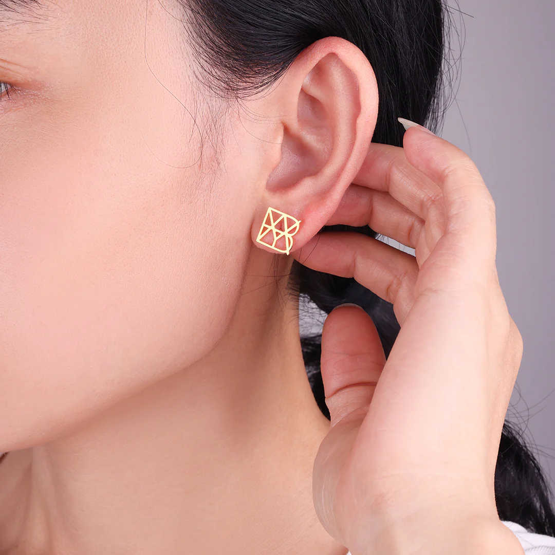 Monogram Name Earrings - Image 44