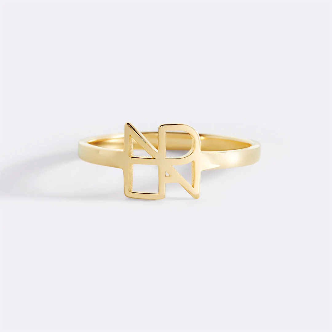 Monogram Name Ring - Image 39
