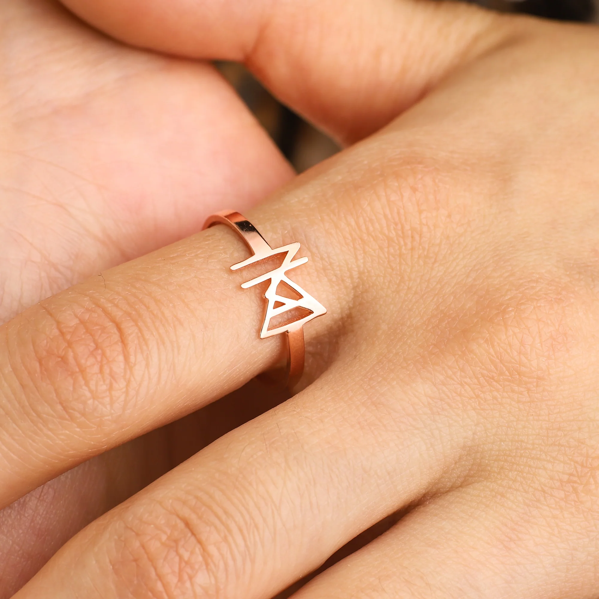 Monogram Name Ring - Image 8