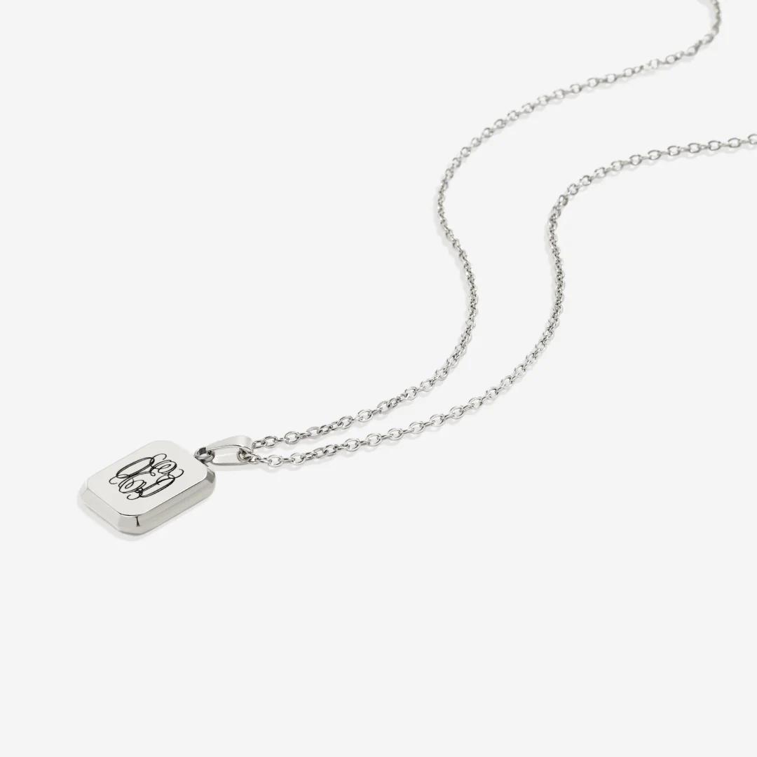 Monogram Portrait Pendant Necklace - Image 12
