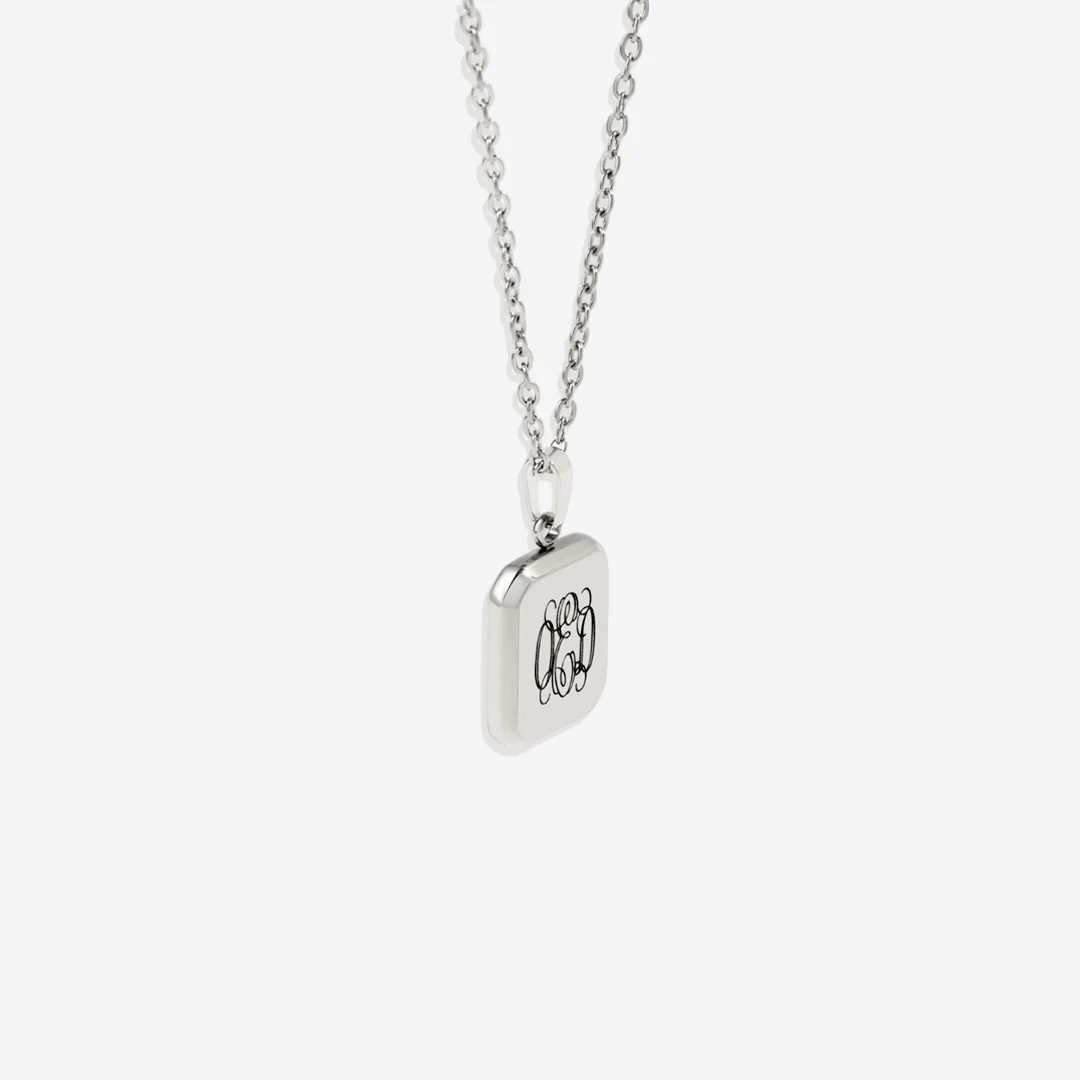 Monogram Portrait Pendant Necklace - Image 13