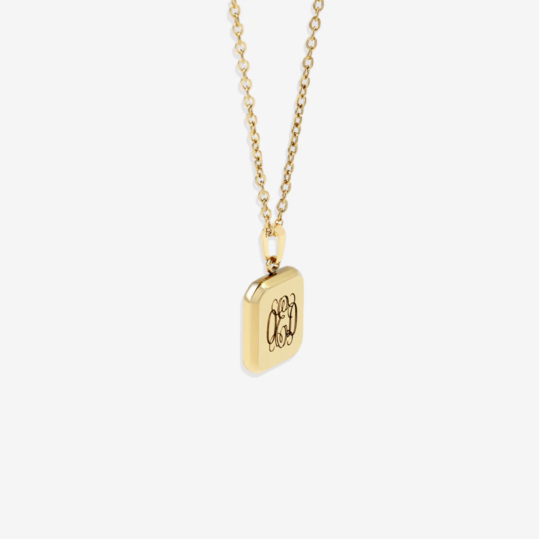 Monogram Portrait Pendant Necklace - Image 6