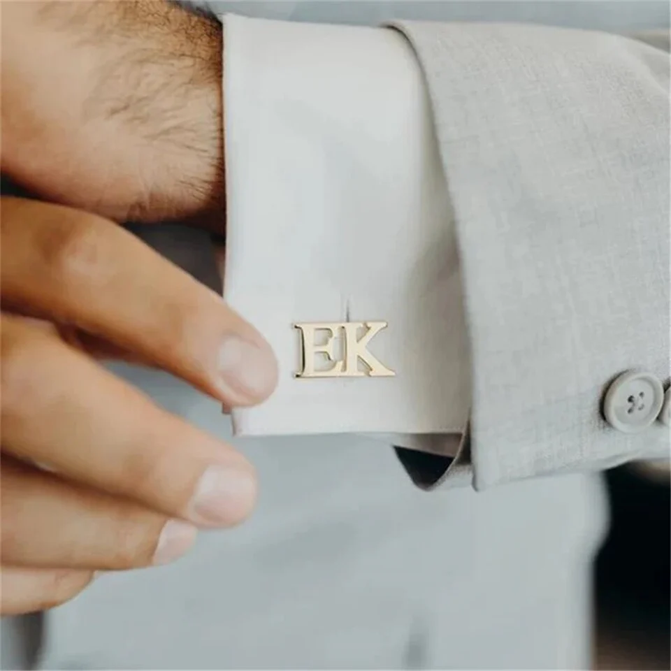 Monogrammed Cufflinks with Initials - Image 10
