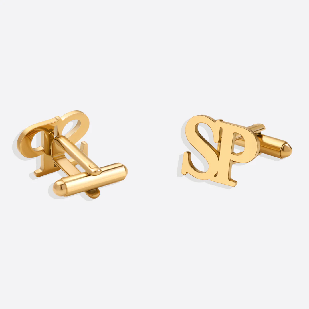 Monogrammed Cufflinks with Initials - Image 48