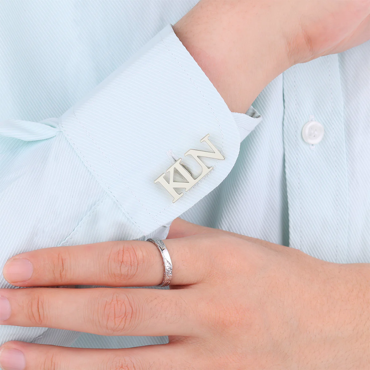 Monogrammed Cufflinks with Initials - Image 59