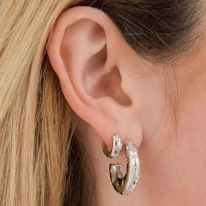 Moon and Stars Dome Hoops - Image 7