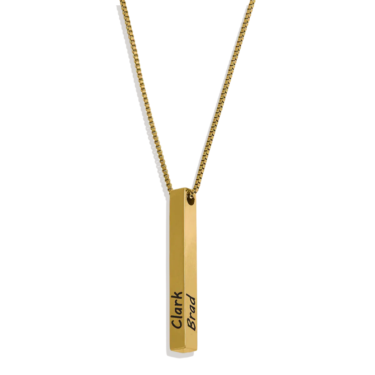 Muse Pillar Bar Necklace - Image 4