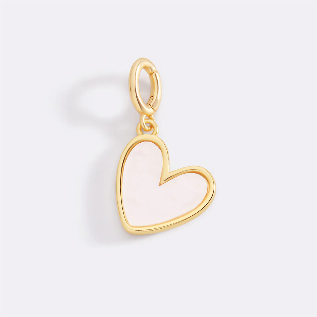 Natural Stone Heart Charm - Image 15