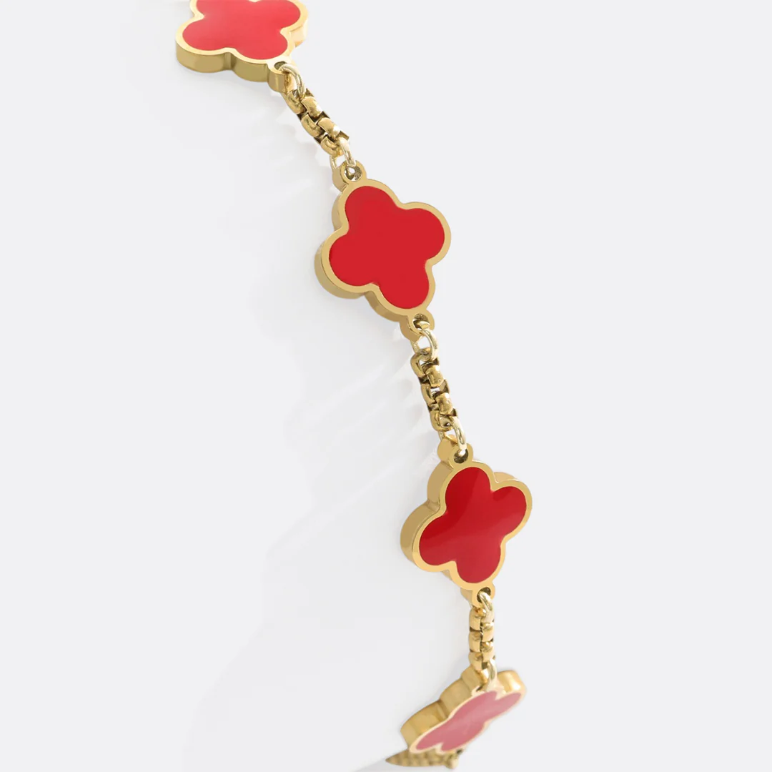 Clover Enamel Bracelet - Image 35