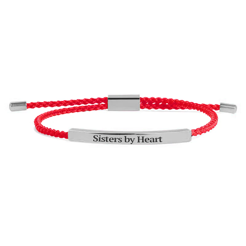Not Sisters By Blood But Sisters By Heart Inspire Bracelet - Image 20