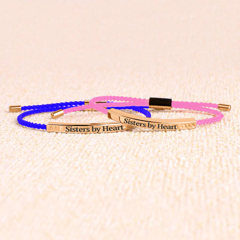 Not Sisters By Blood But Sisters By Heart Inspire Bracelet - Image 36
