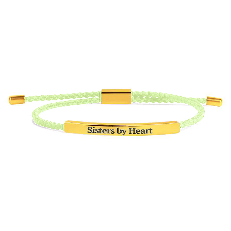 Not Sisters By Blood But Sisters By Heart Inspire Bracelet - Image 40