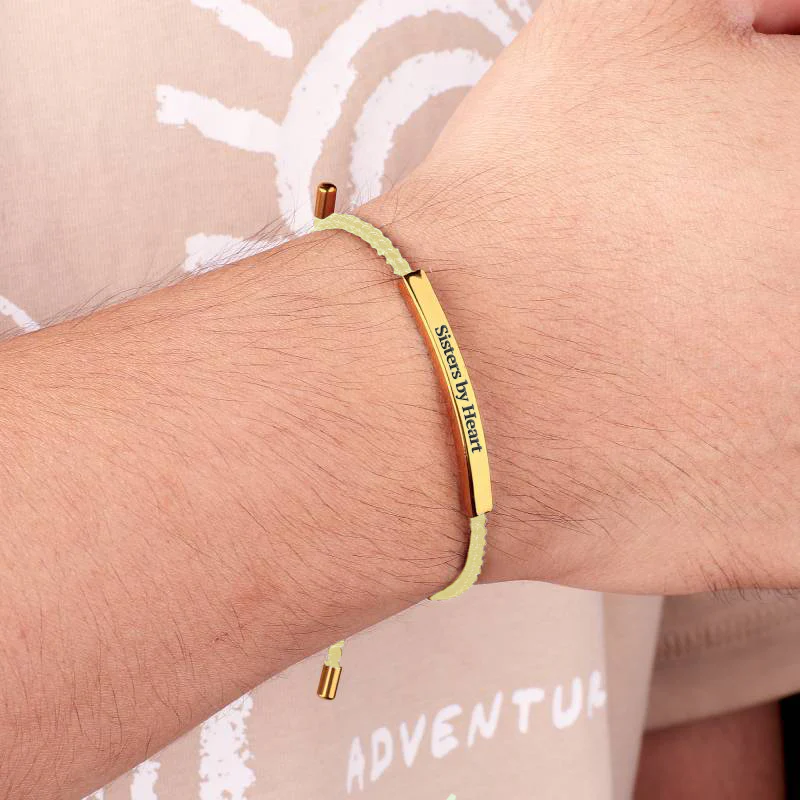 Not Sisters By Blood But Sisters By Heart Inspire Bracelet - Image 41