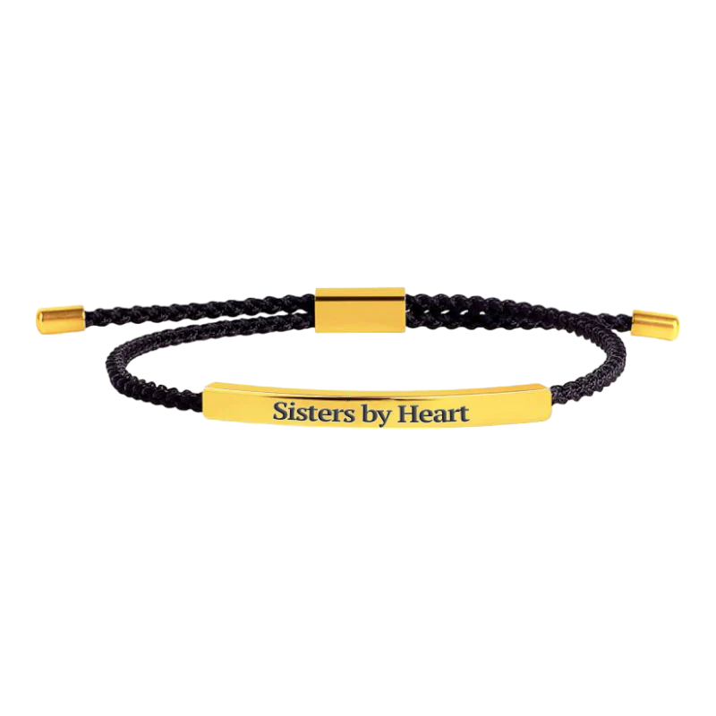 Not Sisters By Blood But Sisters By Heart Inspire Bracelet - Image 6