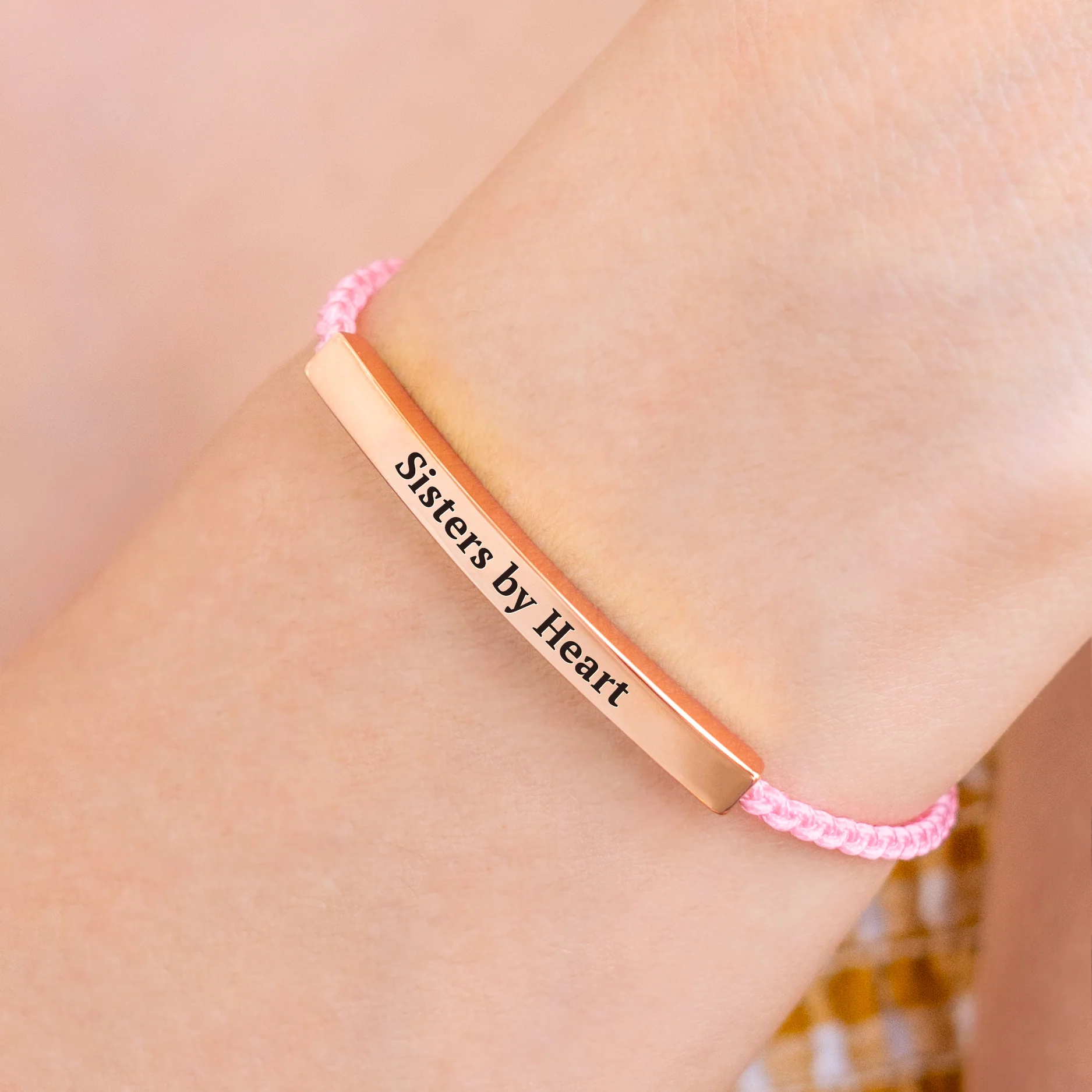 Not Sisters By Blood But Sisters By Heart Inspire Bracelet - Image 99