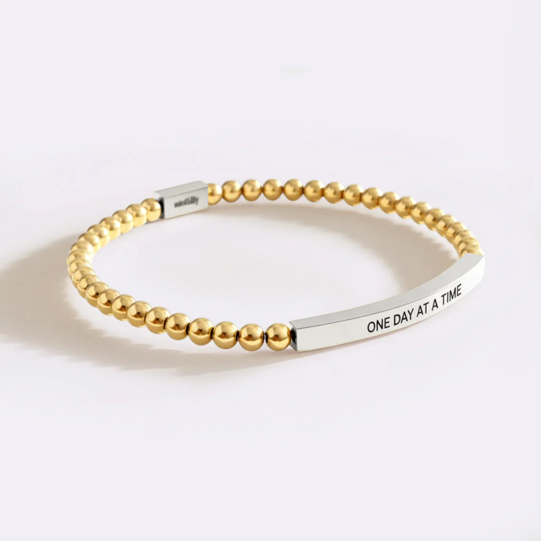 One Day At A Time Beaded Inspire Bracelet - Image 13