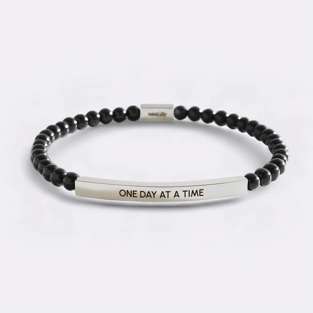 One Day At A Time Beaded Inspire Bracelet - Image 4