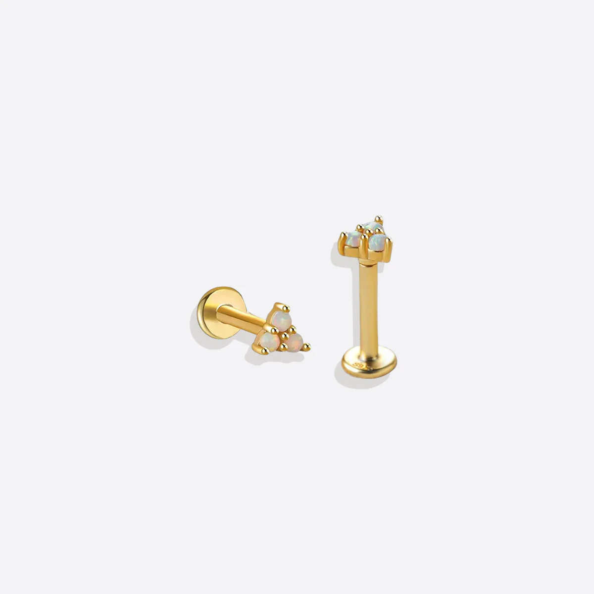 Opal Trio Sleeper Stud Earrings | 18g - Image 14