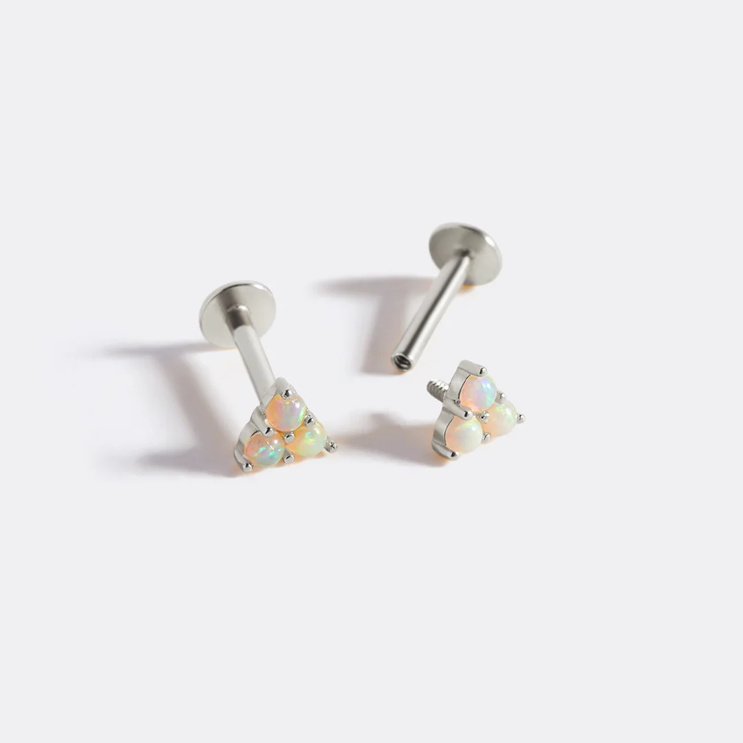 Opal Trio Sleeper Stud Earrings | 18g - Image 19