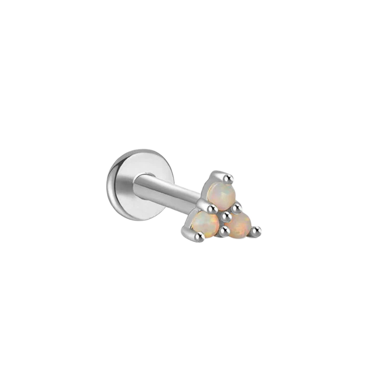 Opal Trio Sleeper Stud Earrings | 18g - Image 8