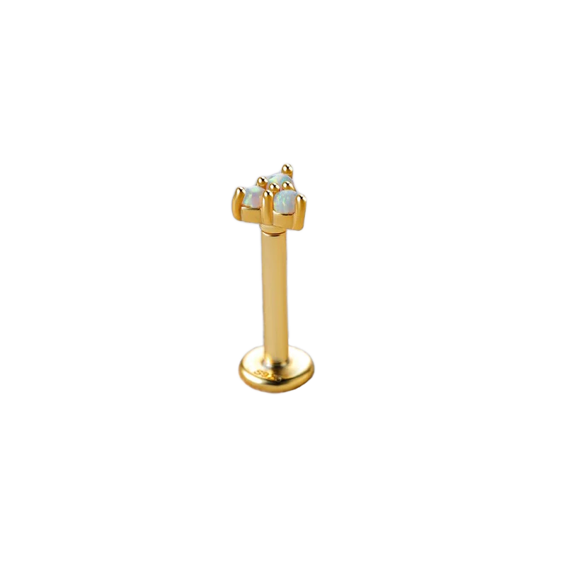 Opal Trio Sleeper Stud Earrings | 18g - Image 9