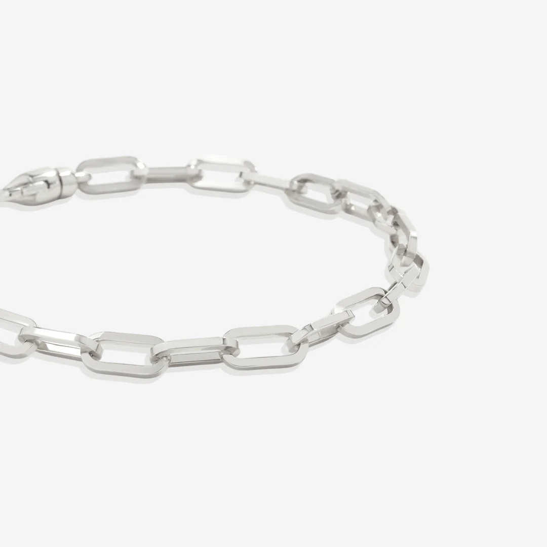 Open Link Paperclip Chain Bracelet - Image 20