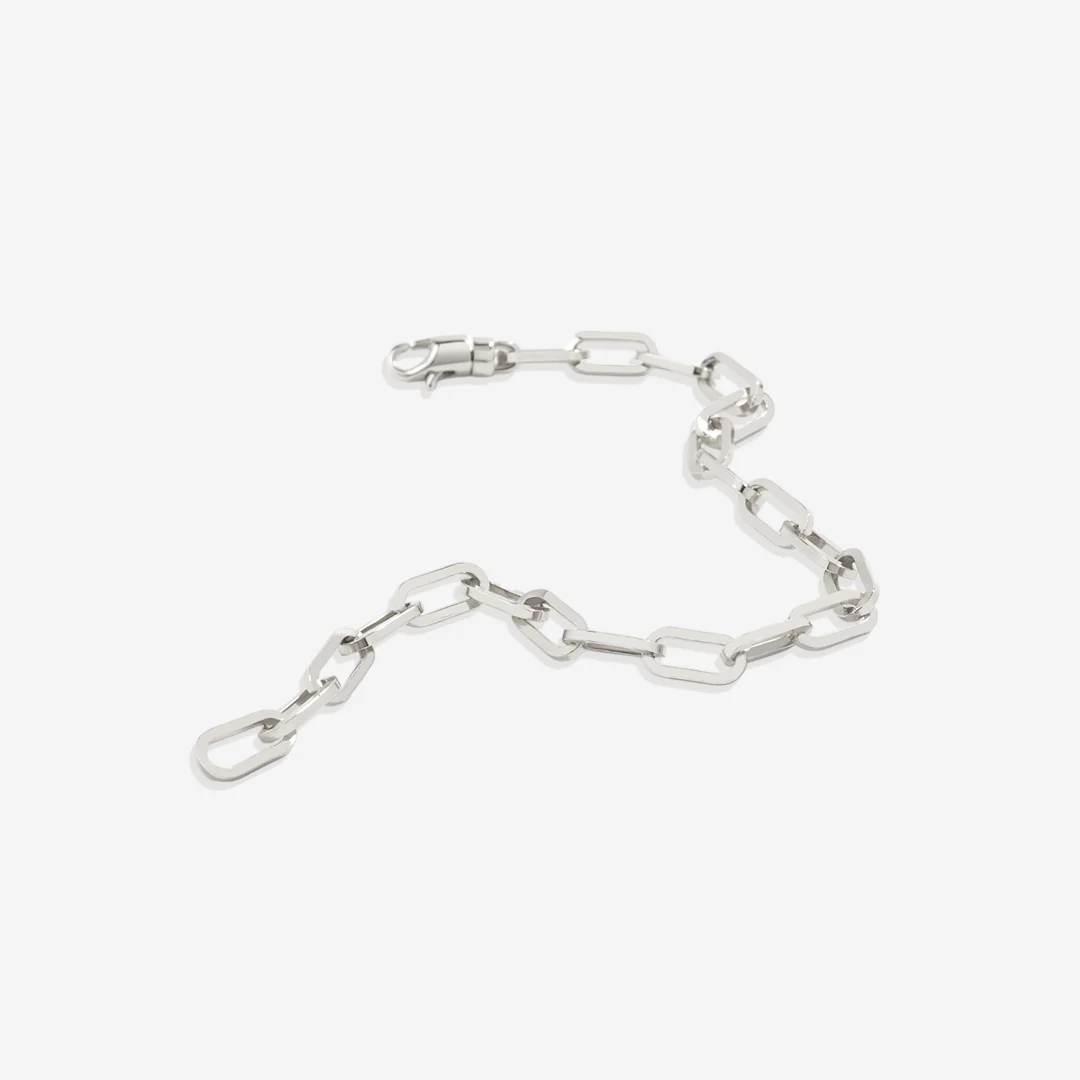 Open Link Paperclip Chain Bracelet - Image 21