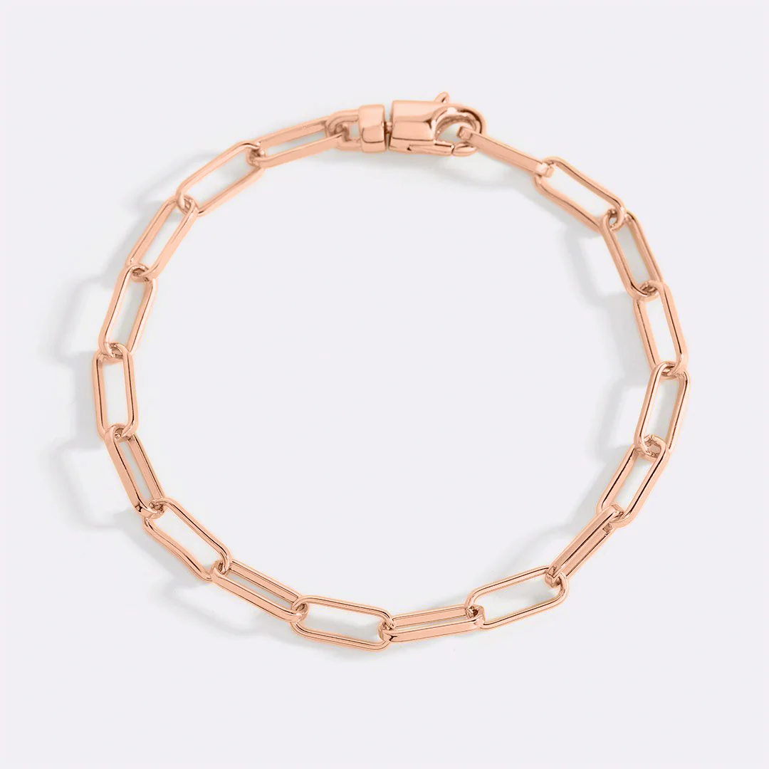 Open Link Paperclip Chain Bracelet - Image 26