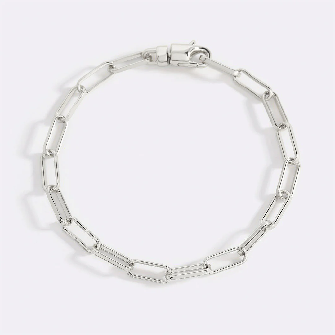 Open Link Paperclip Chain Bracelet - Image 27
