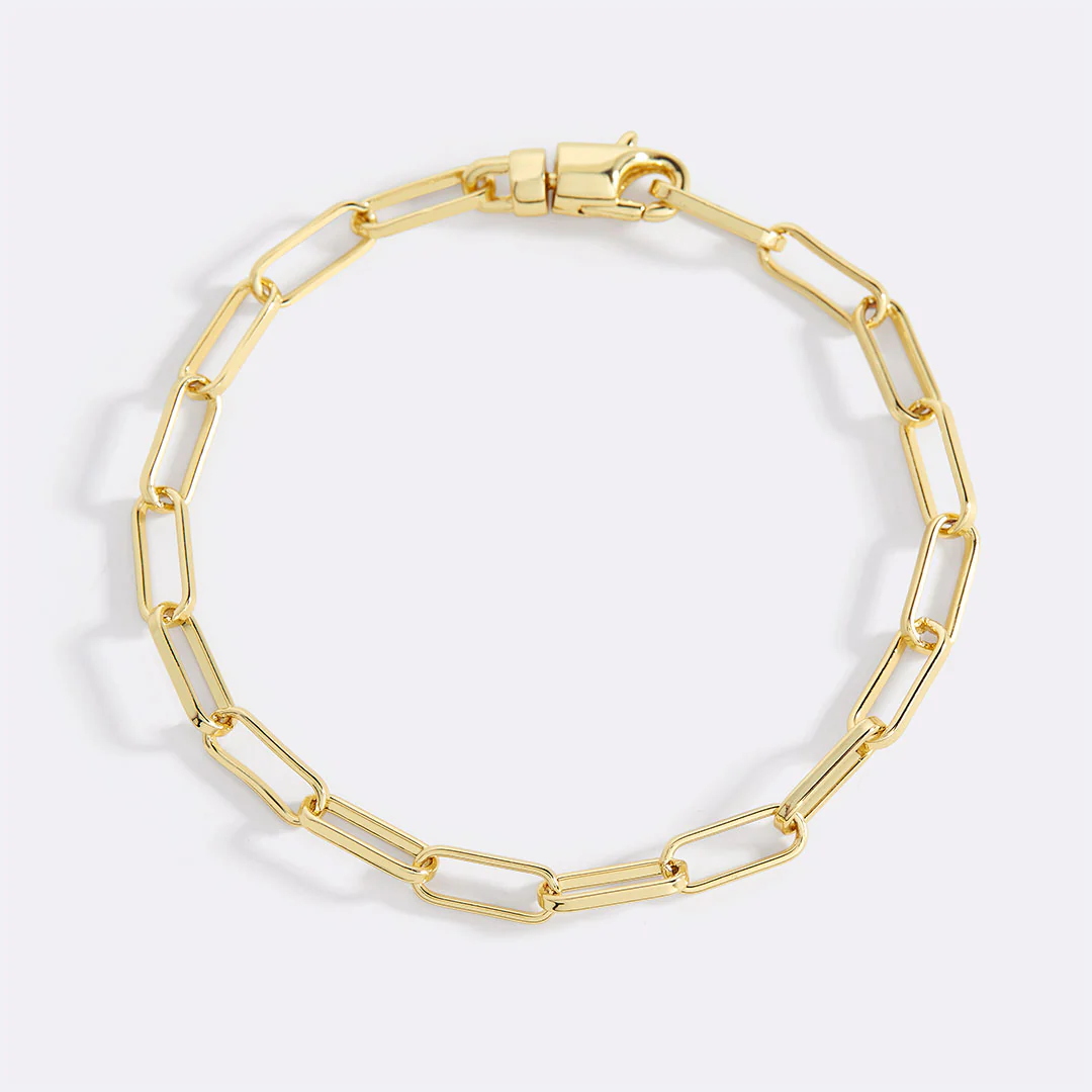 Open Link Paperclip Chain Bracelet - Image 29