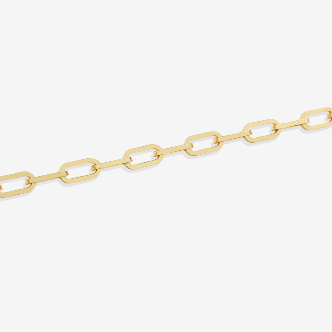Open Link Paperclip Chain Bracelet - Image 7