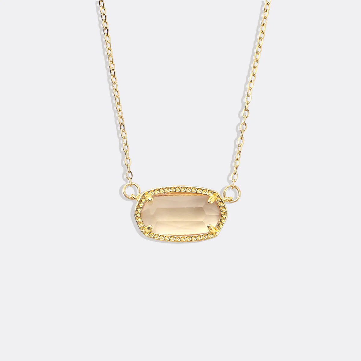 Oval Birthstone Pendant Necklace - Image 36