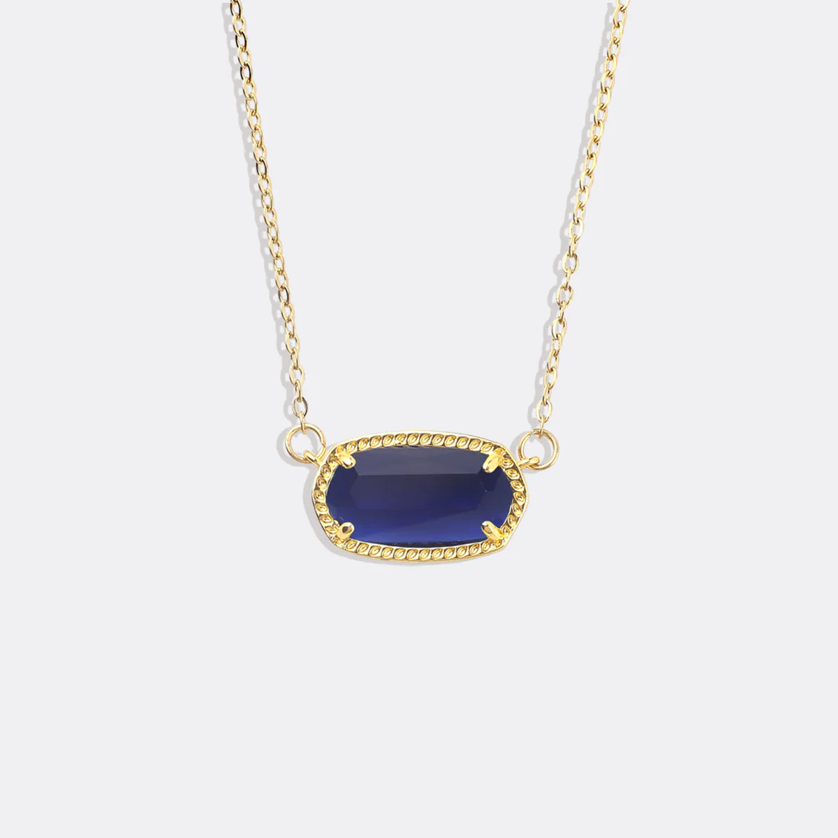 Oval Birthstone Pendant Necklace - Image 38