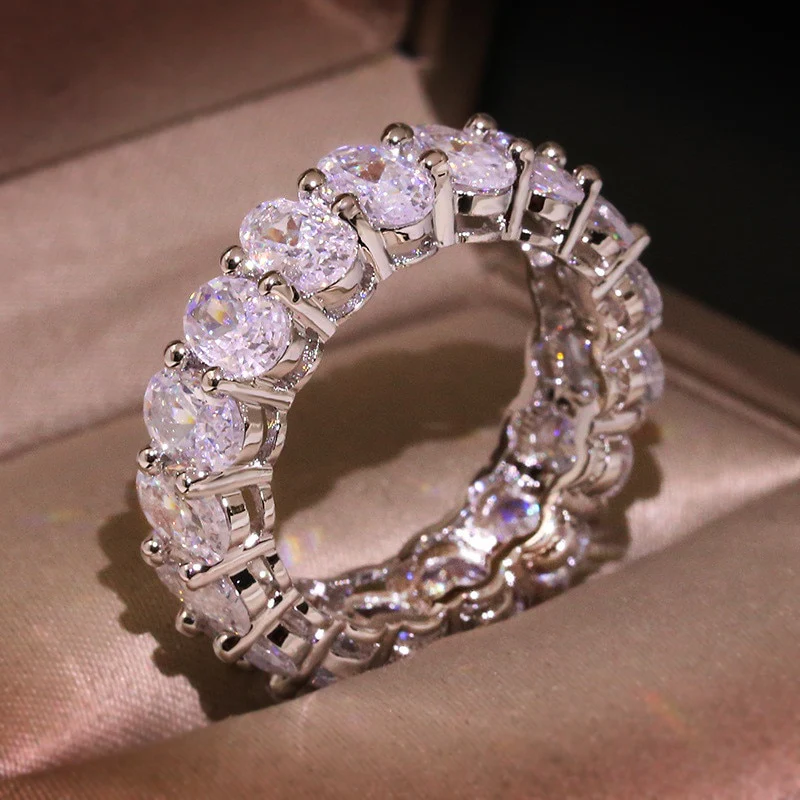 Oval Eternity Ring - Image 12