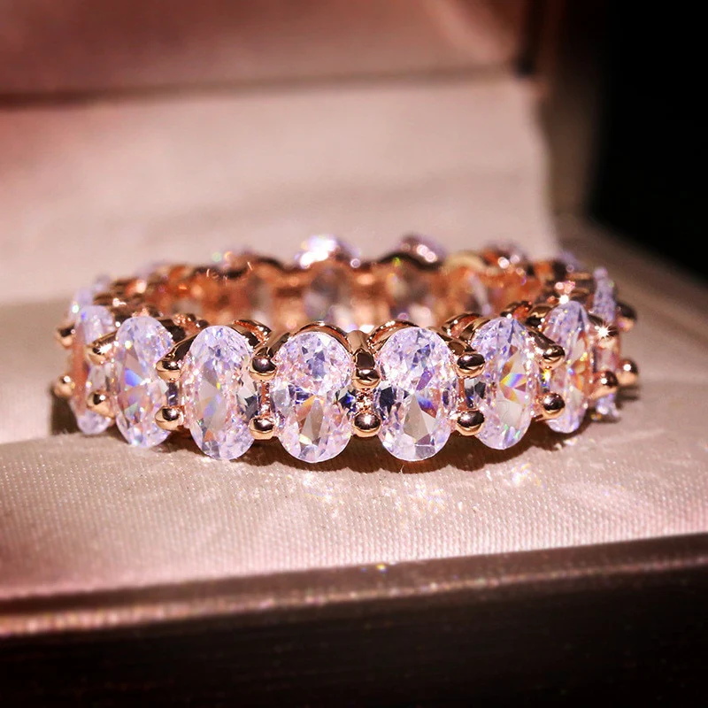 Oval Eternity Ring - Image 4