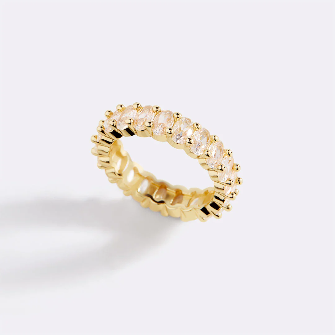 Oval Eternity Ring - Image 8