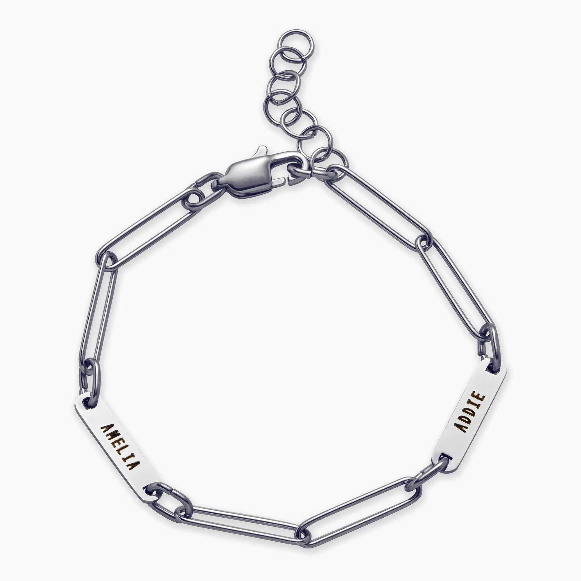 Personalized Paperclip Name Bracelet - Image 10