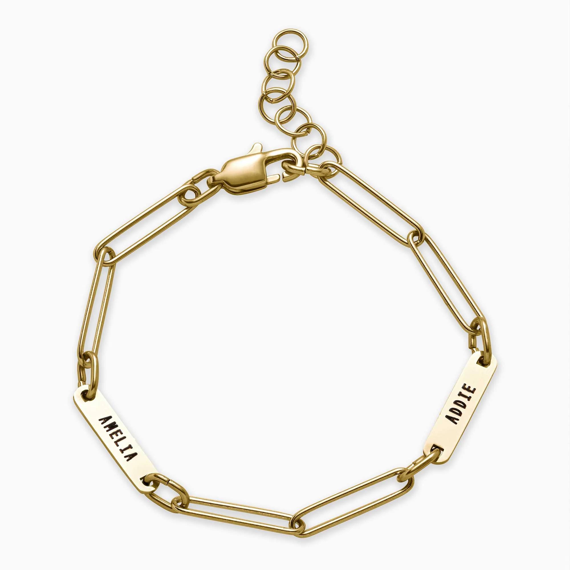 Personalized Paperclip Name Bracelet - Image 12