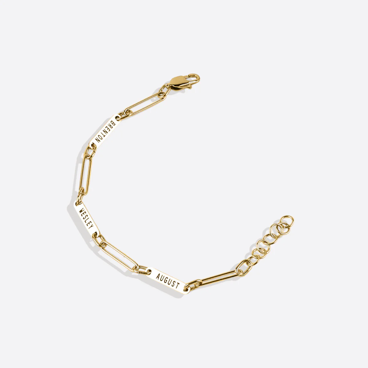 Personalized Paperclip Name Bracelet - Image 28